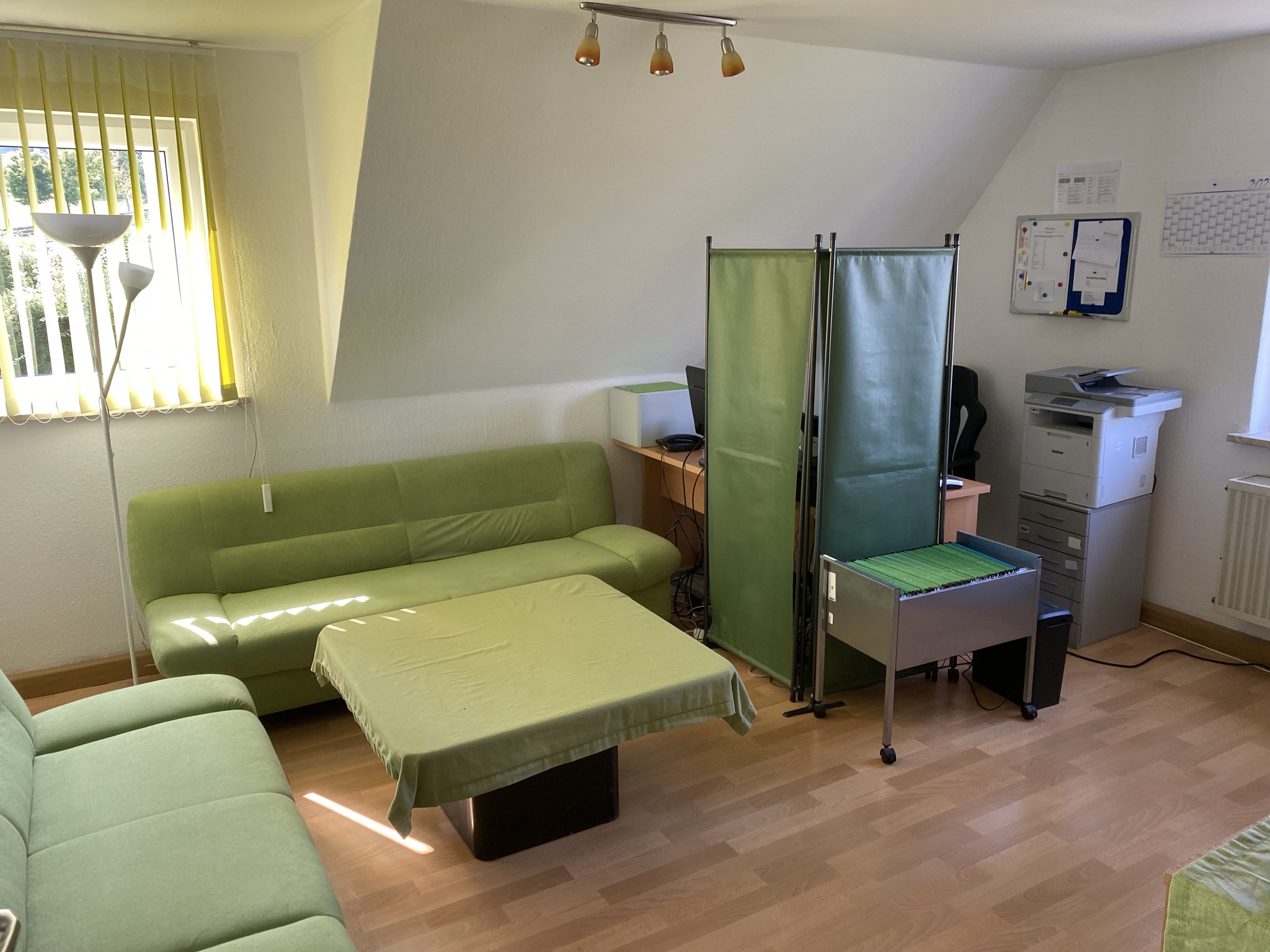 Gesamtansicht des Büros im Jahr 2021